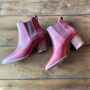 Madewell Regan Heeled Ankle Booties Size 7